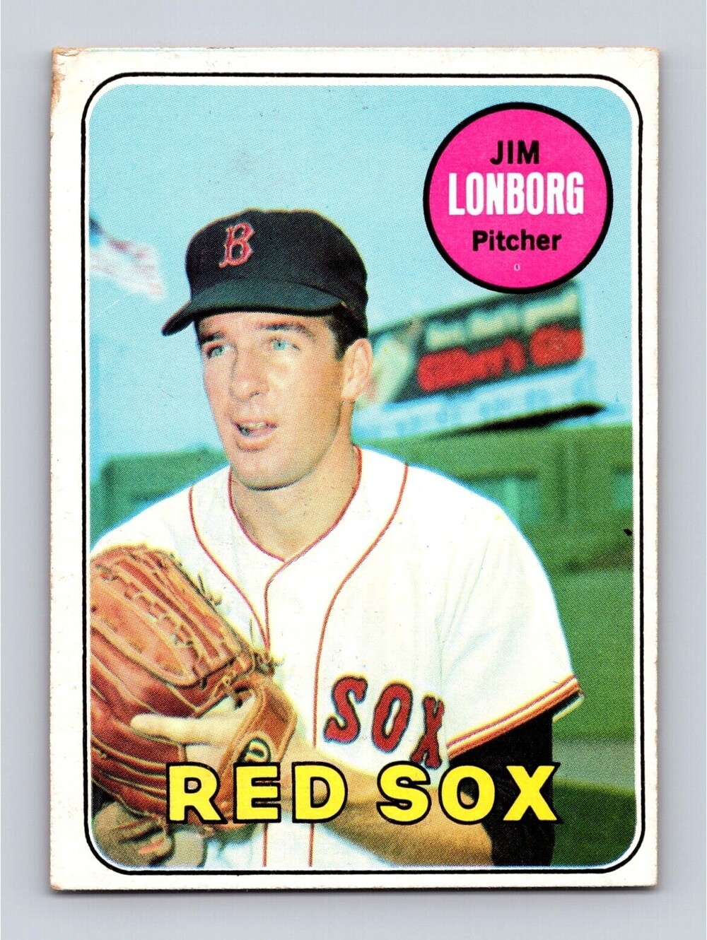1969 Topps Jim Lonborg #109 Baseball Card